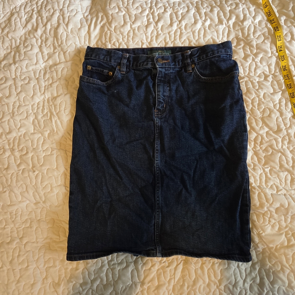 Ralph Lauren Indigo Denim Skirt